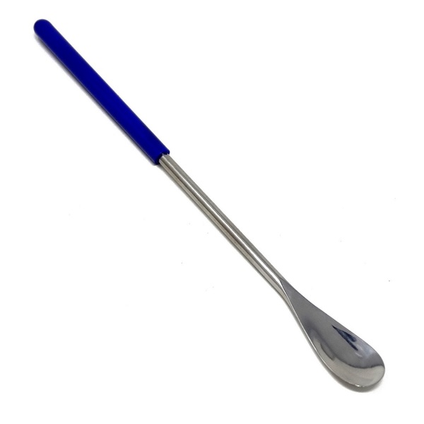 A2Z Scilab Vinyl Handle Micro Lab Flat Spoon Spatula 6" A2Z-ZR119